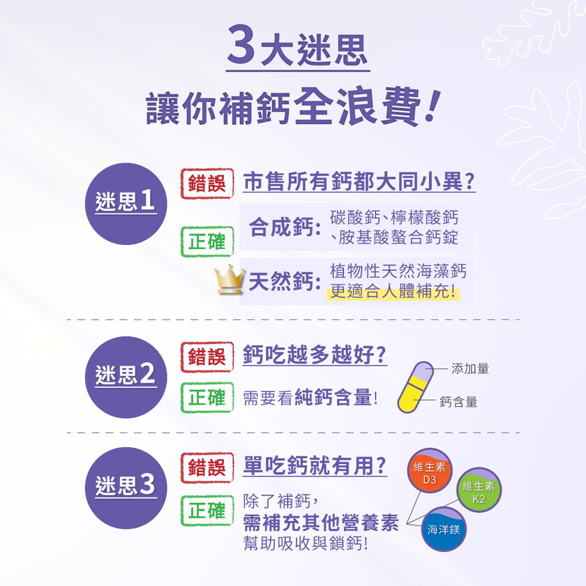 MIHONG®高機能海藻鈣Plus(60顆/盒)