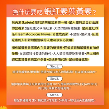 MIHONG®蝦紅素葉黃素(30顆/盒)